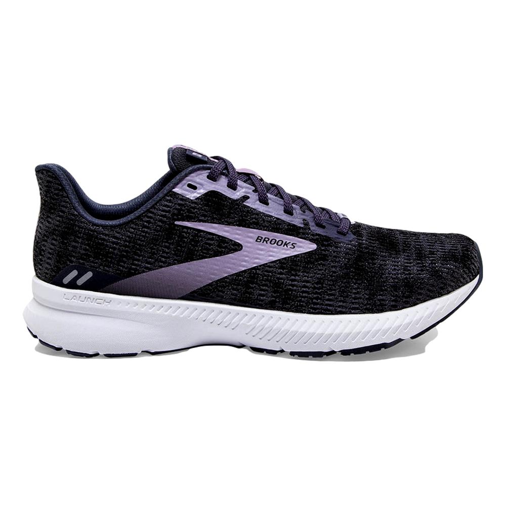 Women's Brooks Launch 8, Black/Ombre/Iris, 10.5 B Medium