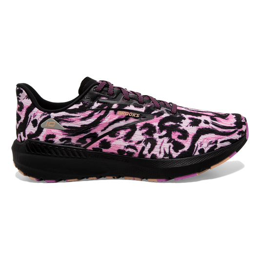 Women's Brooks Launch GTS 10, Cotton Candy/Black/Festival, 10.5 B Medium