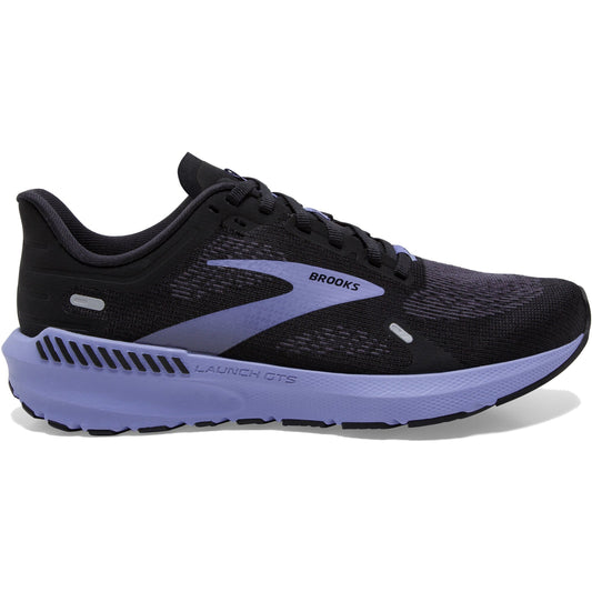 Women's Brooks Launch GTS 9, Black/Ebony/Purple, 7 B Medium
